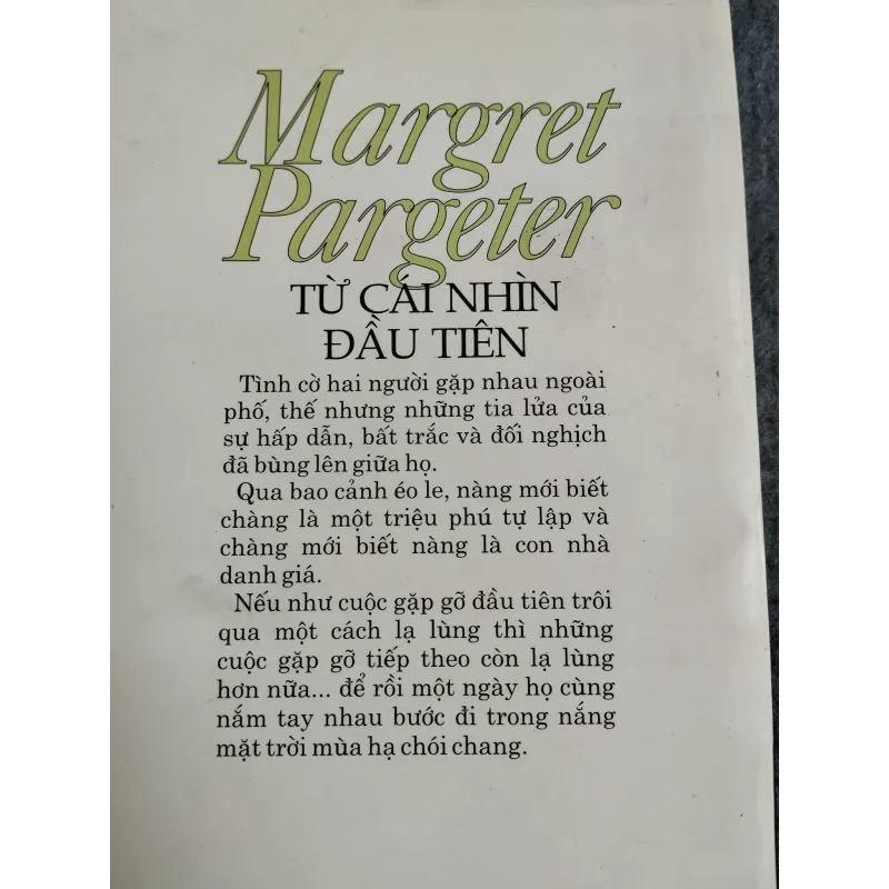 TỪ CÁI NHÌN ĐẦU TIÊN - MARGRET PARGETER 574635