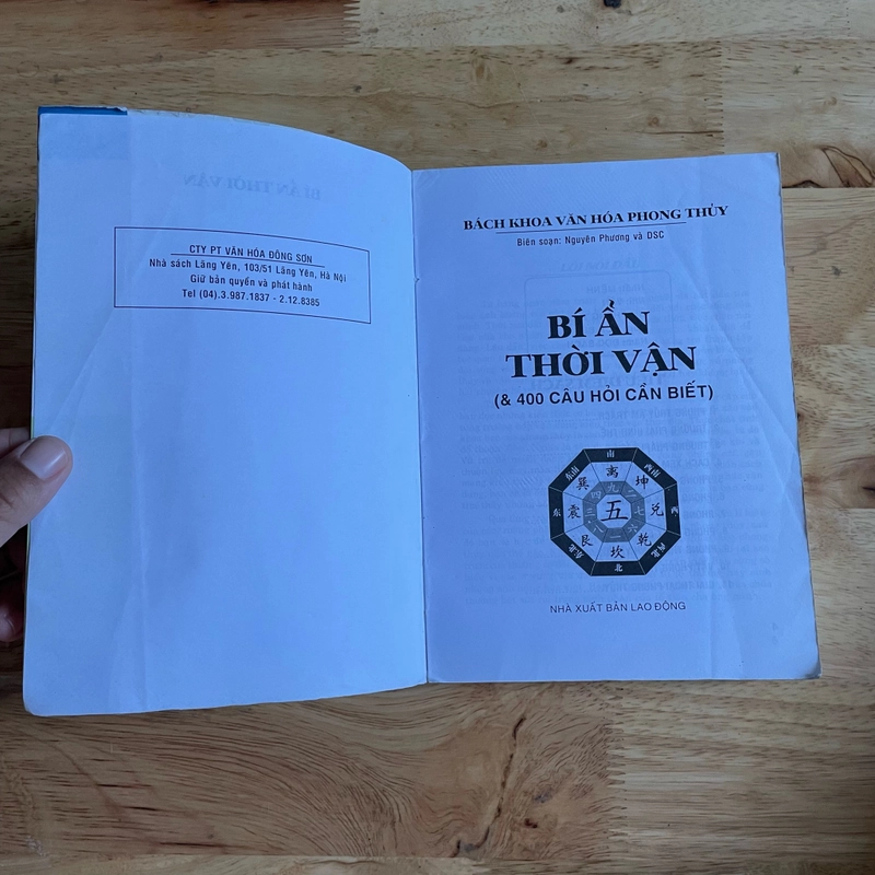 II Tựa sách: Bí Ẩn Thời Vận (Văn Hoá Phong Thuỷ _ 400 Điều Nên Biết) - 2009 487682