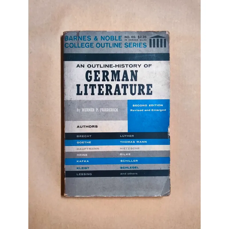 German Literature: A History 993801