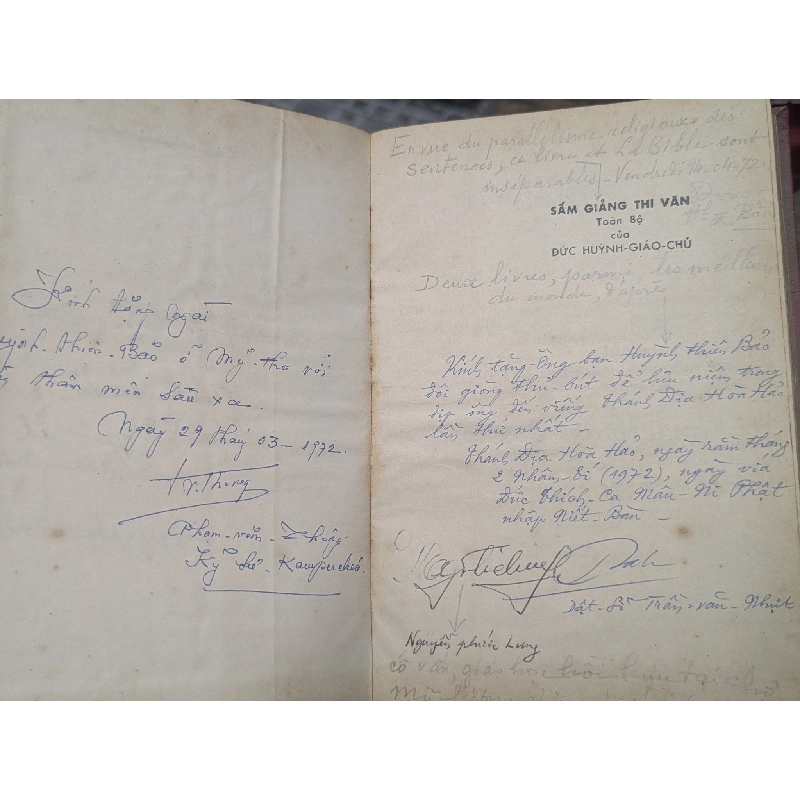 SẤM GIẢNG THI VĂN TOÀN BỘ CỦA ĐỨC HUỲNH GIÁO CHỦ 187484