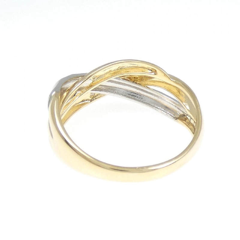 Nhẫn kim cương K18YG/PT900 667011