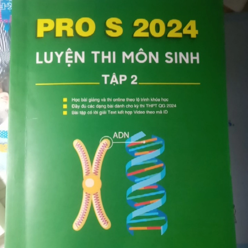Sách Pro S 2024 Luyện Thi Sinh Học Tập 2 489868