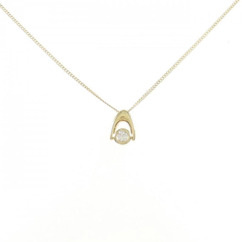 K18YG Dây chuyền kim cương 0.14CT - Hàng hiệu Chính hãng 859514