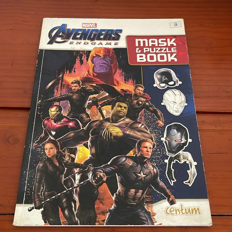 PICTURE BOOK Avengers endgame Mask & puzzle book 534287