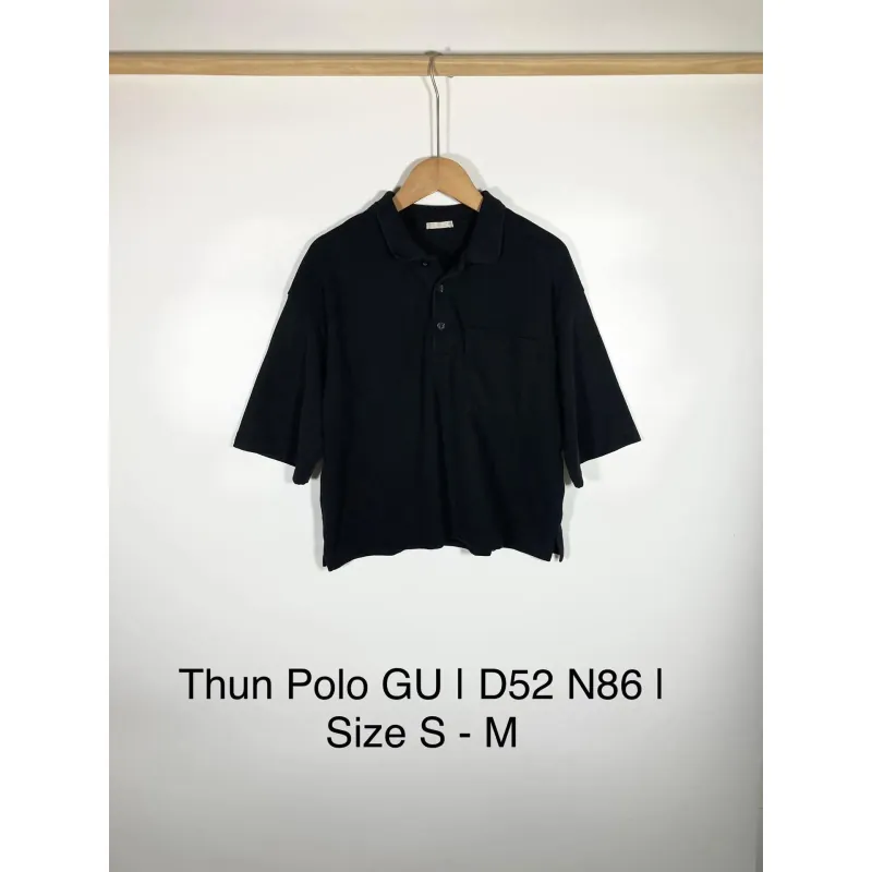 Áo Thun Polo Nhật Hiệu GU Fit < 55Kg 797331