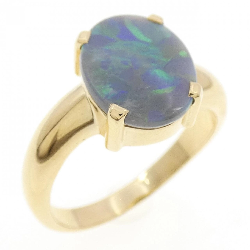 Nhẫn Opal Đen 750YG - Hàng hiệu Authentic 848284