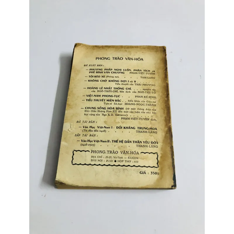 VĂN HỌC VIỆT NAM – ĐỐI KHÁNG TRUNG HOA (Từ đầu đến 1428) 795862