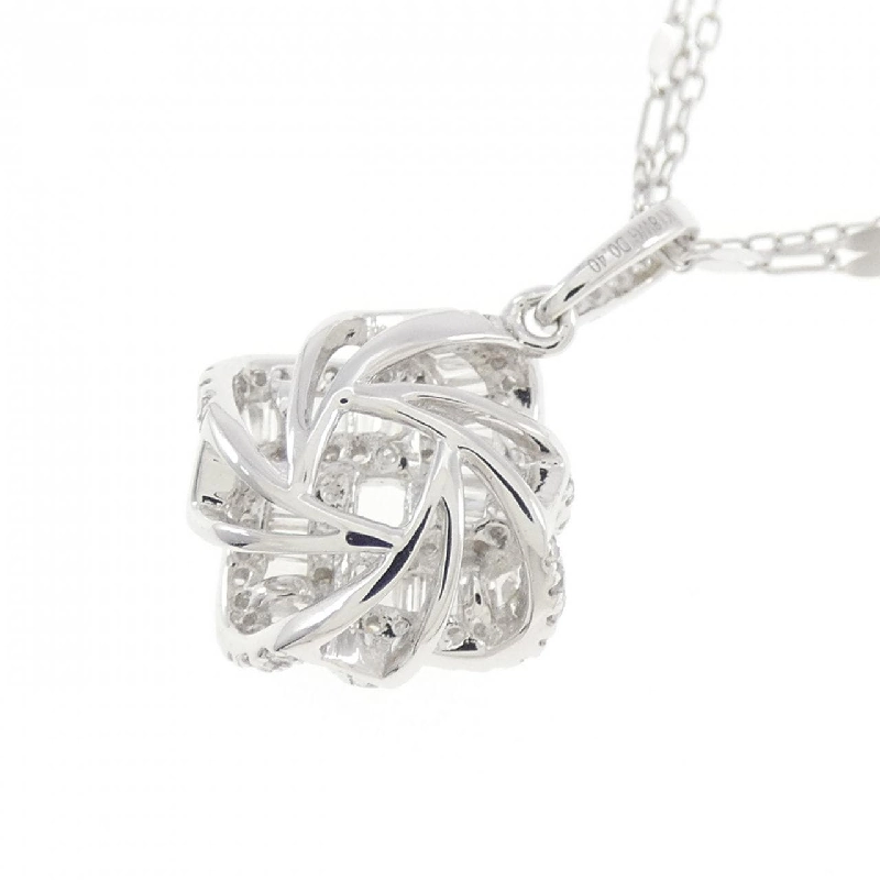 K18WG Dây chuyền kim cương 0.40CT - Hàng hiệu Chính hãng 860376