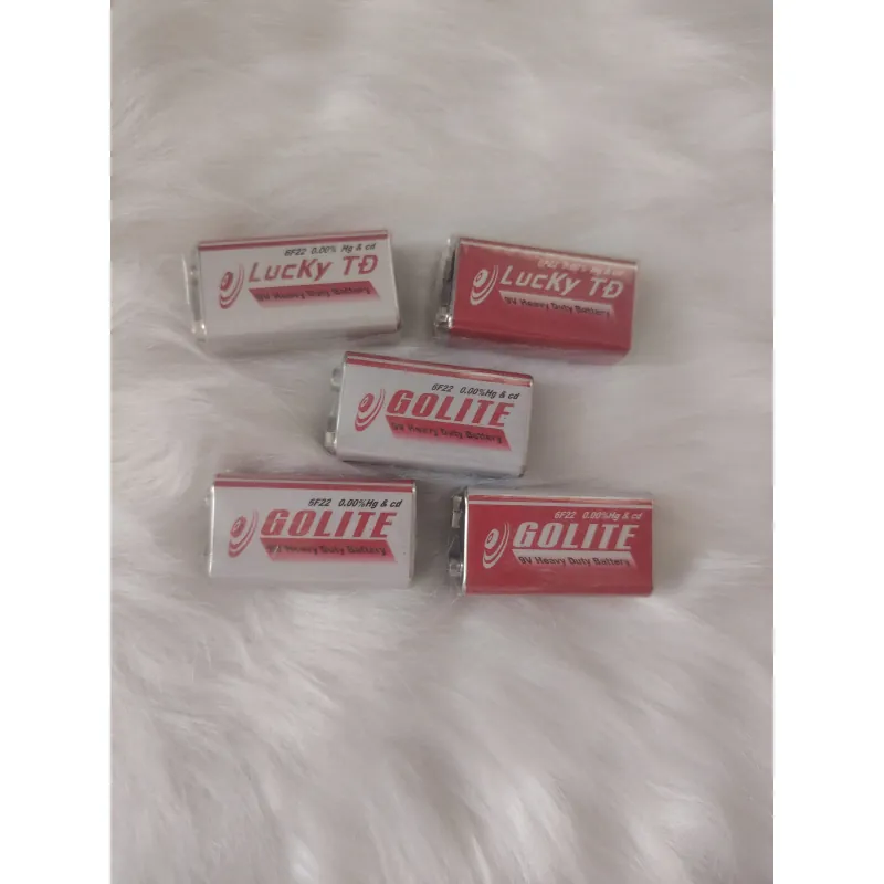 Thanh lý lô 5 pin 9V 6F22 Heavy Duty – pin tồn kho 971685