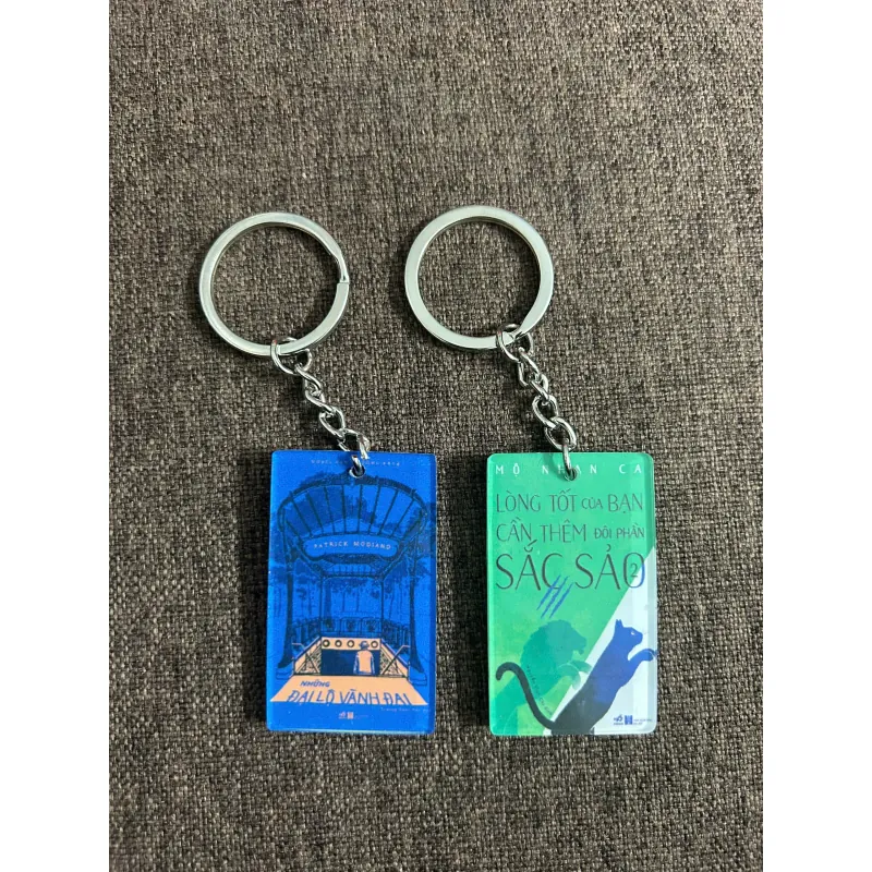 Móc khóa bìa sách: Những đại lộ vành đai + Lòng tốt cả bạn cần thêm đôi phần sắc sảo 732272