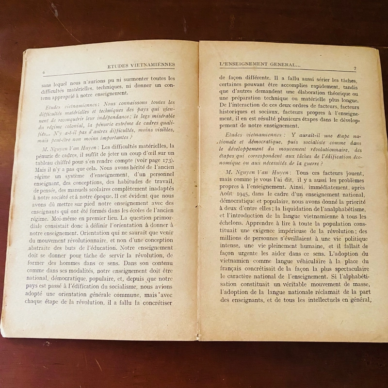 Etudes Vietnamiennes: L'enseignement Général en R.D.V.N.  473732