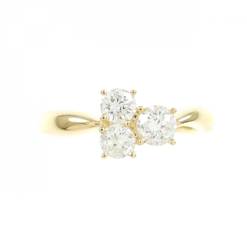 Nhẫn kim cương K18YG 0.53CT 671038