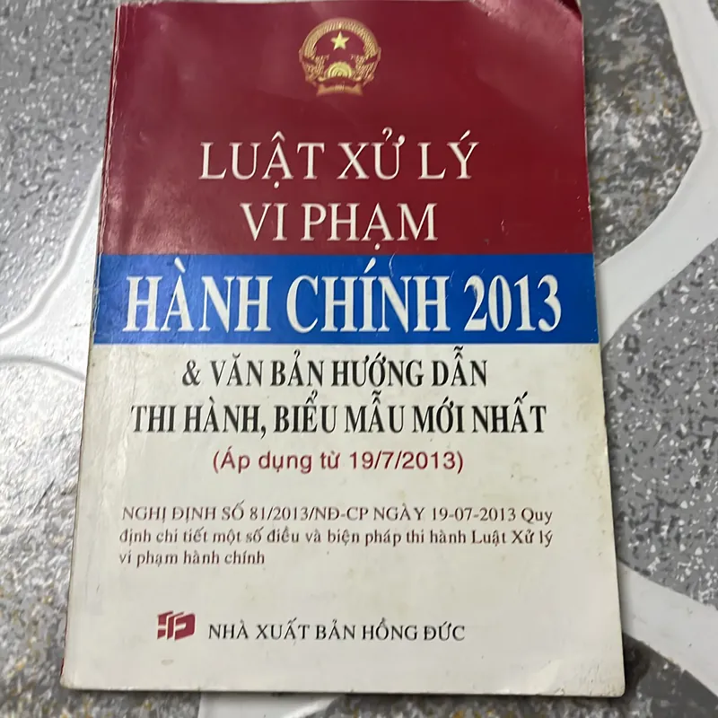 Luật Xử lý vi phạm hành chính 2013 713034