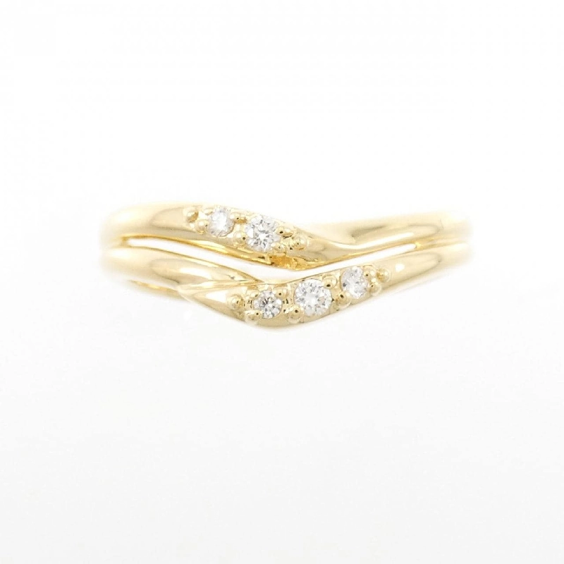 Nhẫn kim cương K18YG 0.05CT 670236