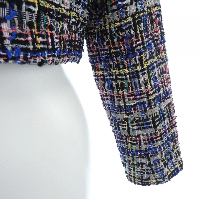 Áo khoác không cổ CHANEL P74013V65562 627426