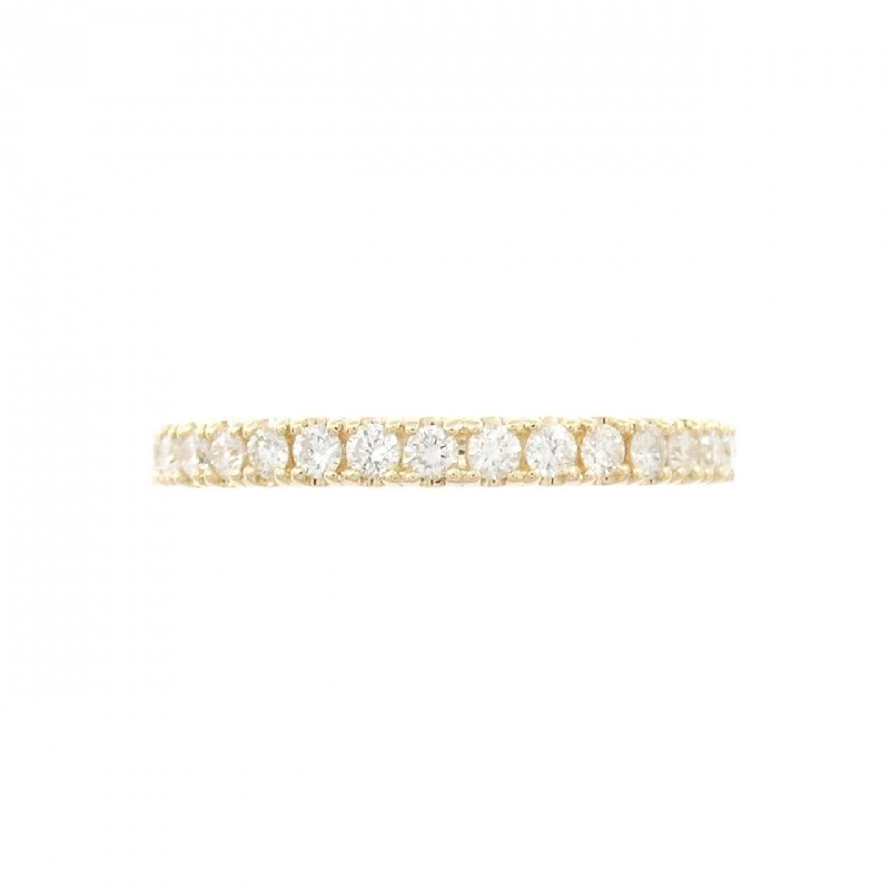 Nhẫn kim cương K18YG Half Eternity 0.32CT - Hàng hiệu Chính hãng 852302