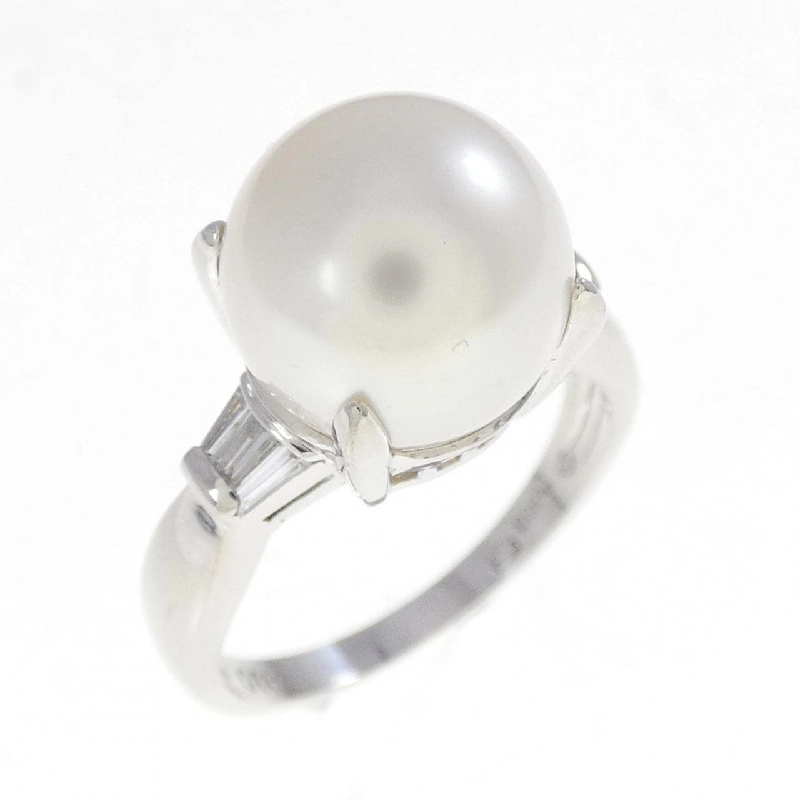 Nhẫn ngọc trai trắng PT900 10.4mm - Hàng hiệu Authentic 851798