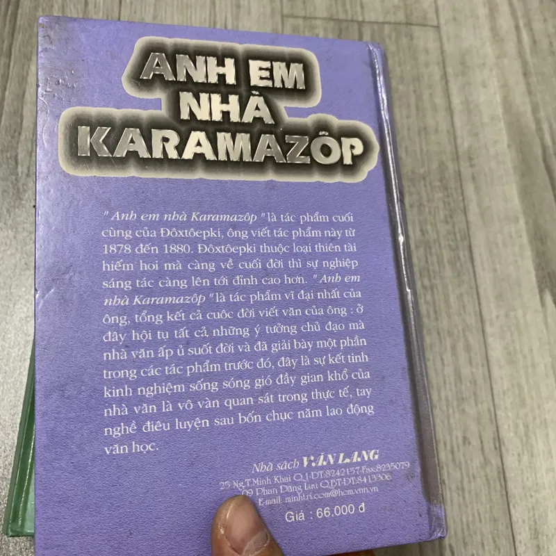 Anh em nhà karamazop. Bộ 2 tập bìa cứng. 2a3 599652