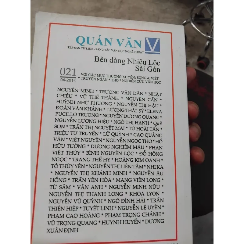 Tập san VHNT Quán Văn 021 1022448