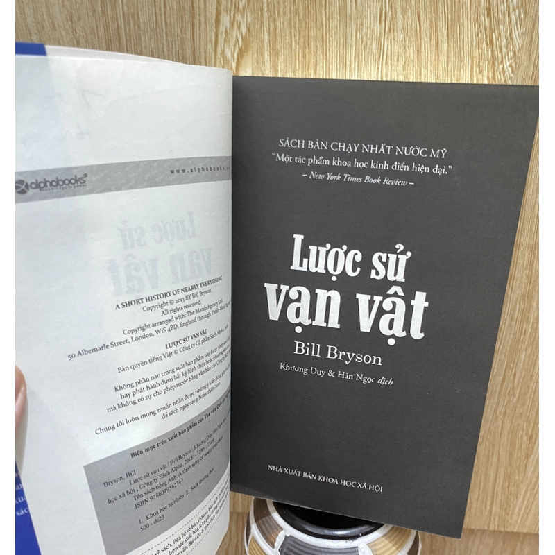Lược Sử Vạn Vật* Bill Bryson* Sách Khoa học hiện đại bán chạy nhất Nước Mỹ* TẶNG QUÀ 0Đ 313080