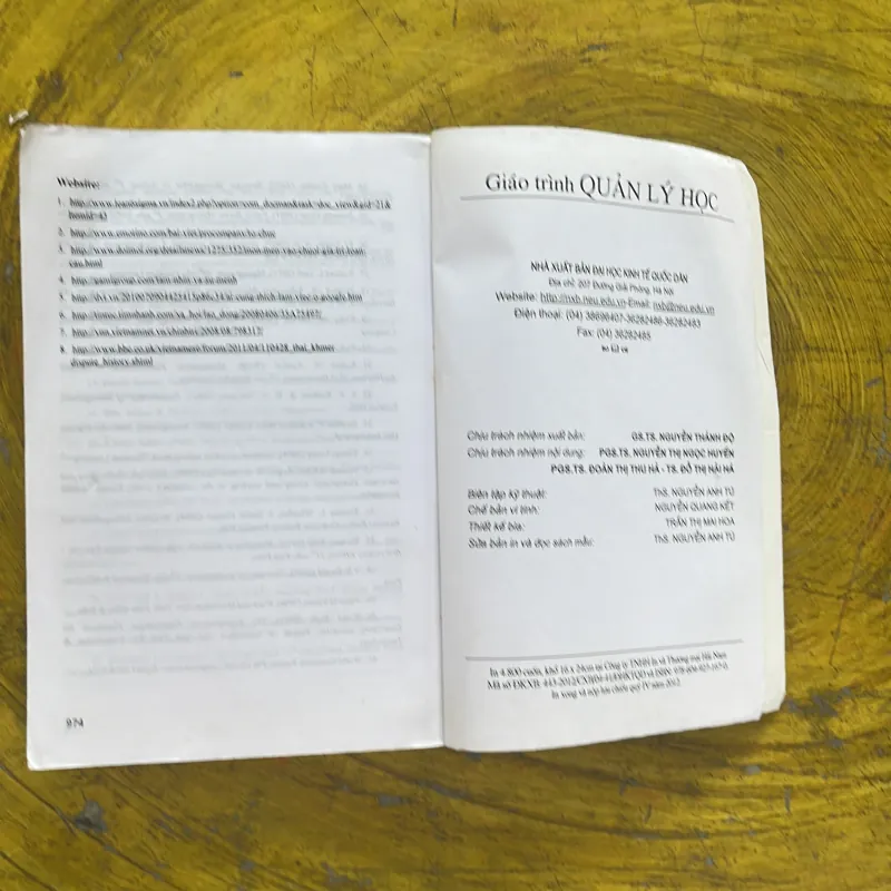 GIÁO TRÌNH QUẢN LÝ HỌC - nhóm tác giả  1032066