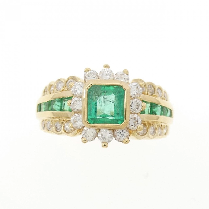 Nhẫn Emerald K18YG 0.95CT - Hàng hiệu Chính hãng 847475