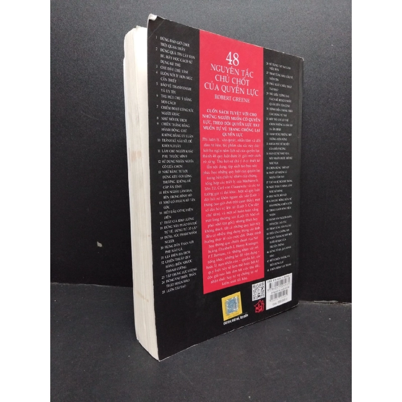 48 nguyên tắc chủ chốt của quyền lực mới 80% ẩm bẩn 2023 HCM1008 Robert Greene KỸ NĂNG 916357