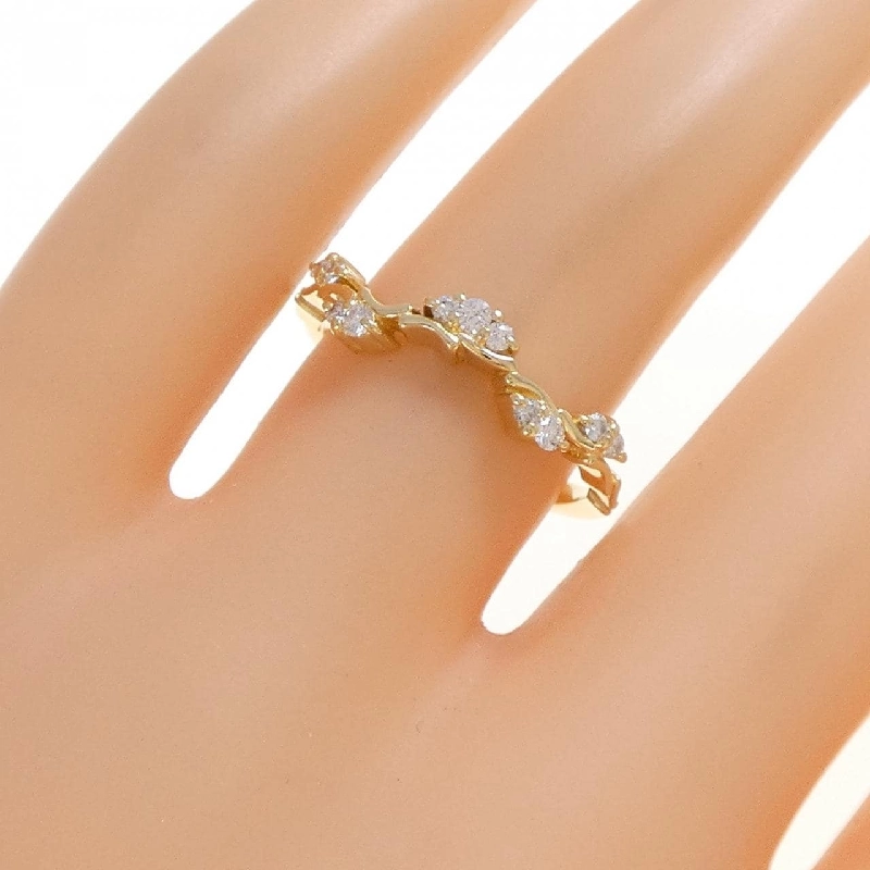 Nhẫn kim cương K18YG 0.14CT - Hàng hiệu Authentic 848690