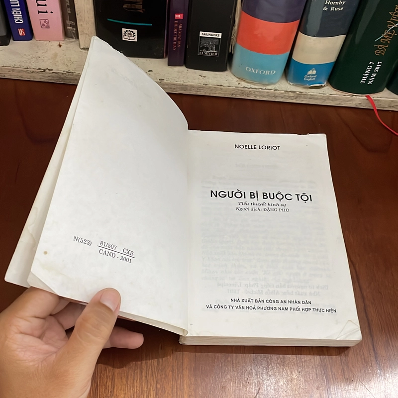 II Tựa sách: Người Bị Buộc Tội - NOELLE LORIOT - 2002 549282
