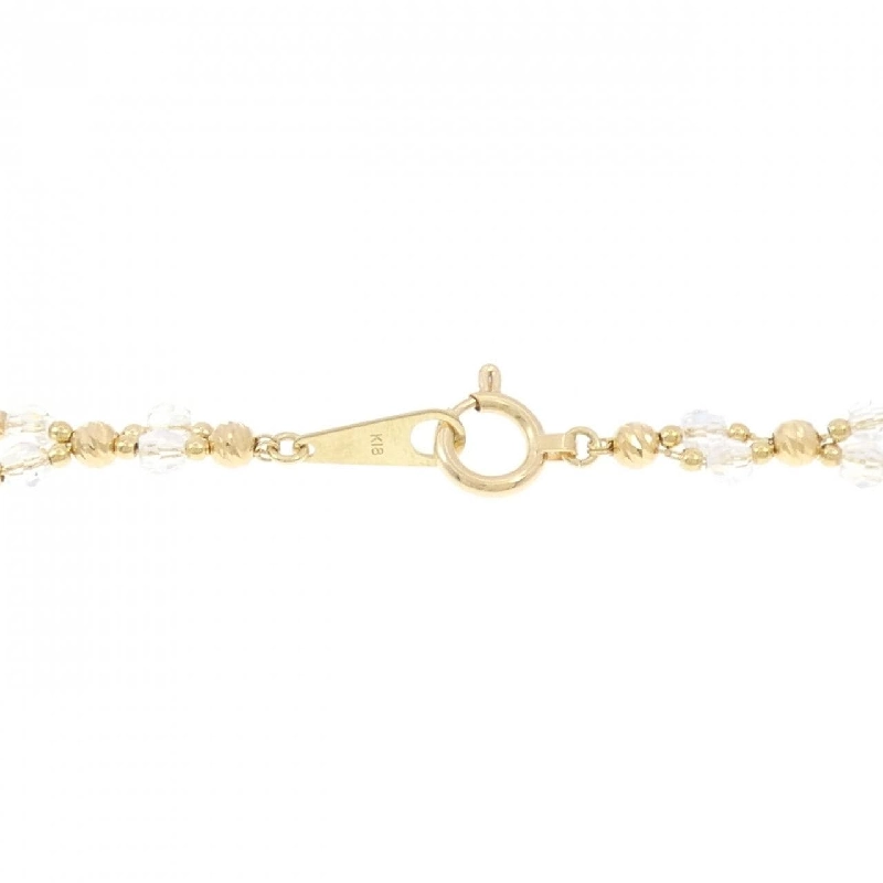 K18YG Vòng cổ thủy tinh - Hàng hiệu Chính hãng 861317