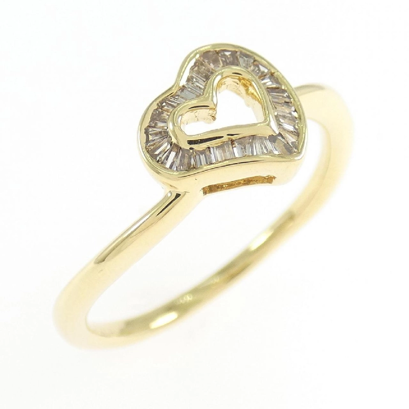 Nhẫn kim cương hình trái tim K18YG 0.14CT - Hàng hiệu Authentic 854665
