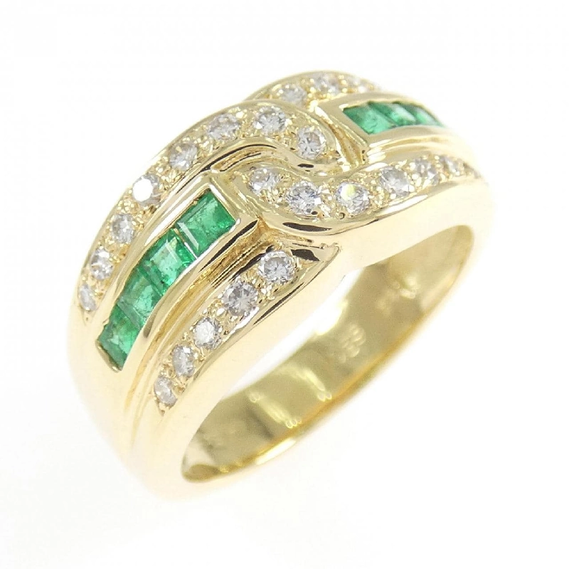 Nhẫn Emerald 18KTYG 0.39CT - Hàng hiệu Chính hãng 850514