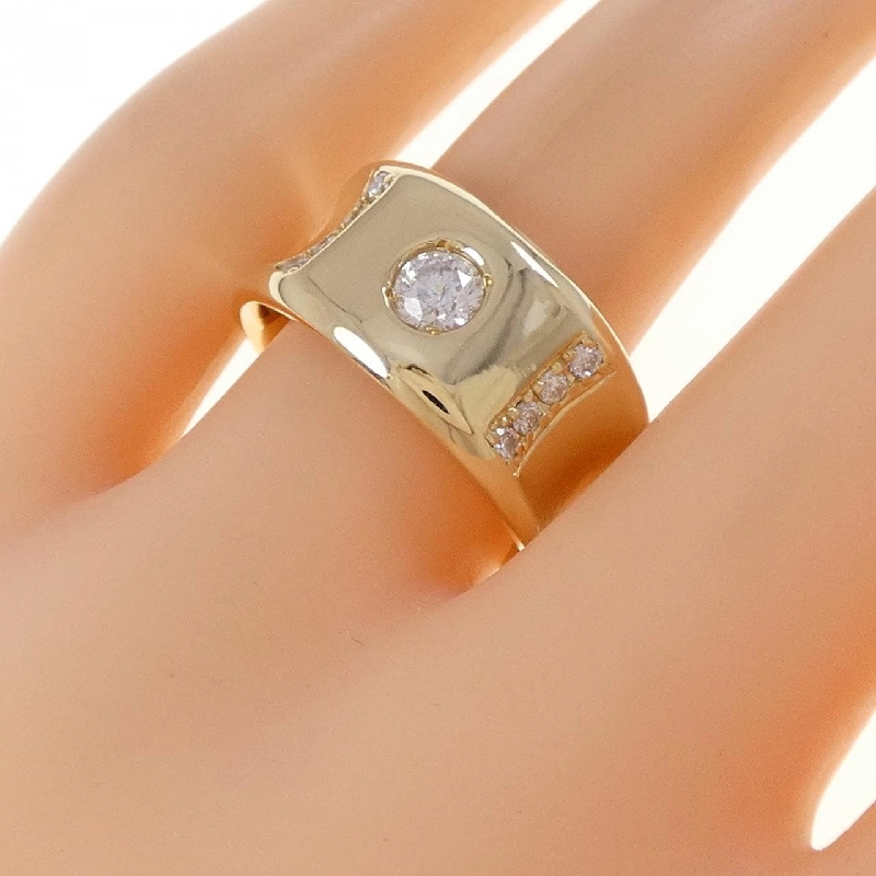 Nhẫn kim cương K18YG 0.33CT - Hàng hiệu Authentic 847972