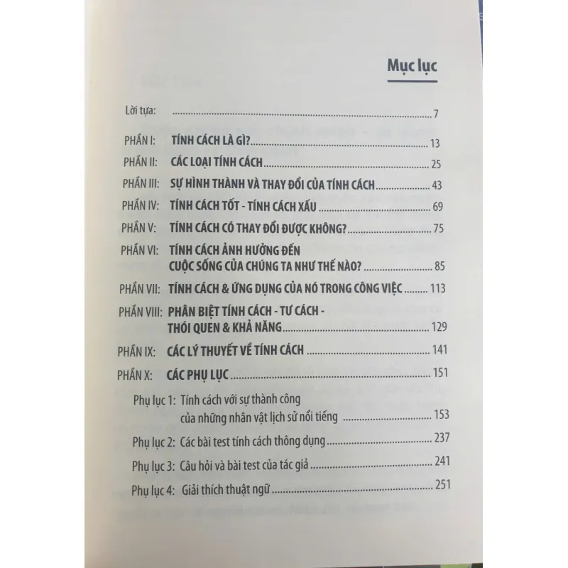 Sách Tính Cách Con Người - Happy An mới 90% 1009035