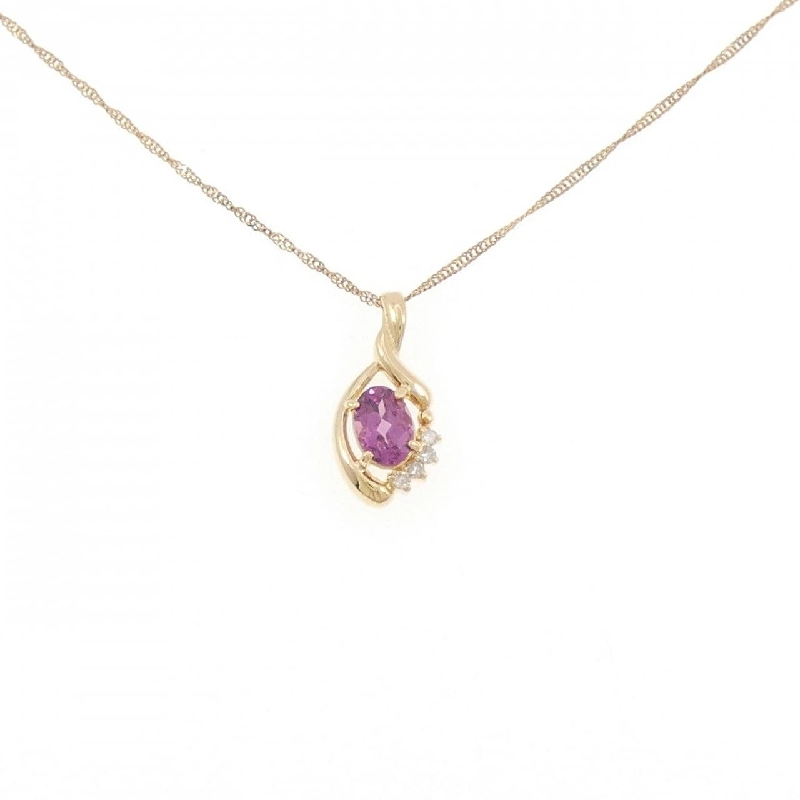 K18YG Garnet Necklace - Hàng hiệu Authentic 857330
