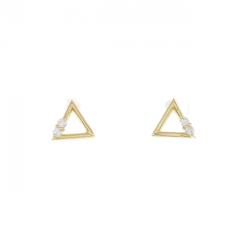 K18YG Bông tai kim cương 0.04CT - Hàng hiệu Chính hãng 871990