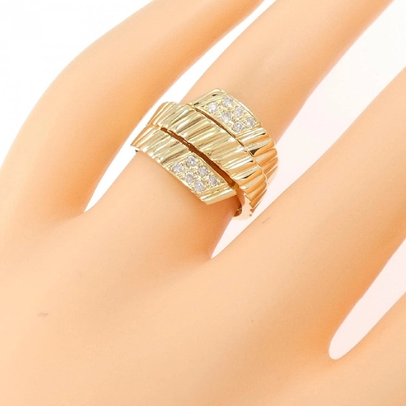 Nhẫn kim cương K18YG 0.17CT - Hàng hiệu Authentic 854108