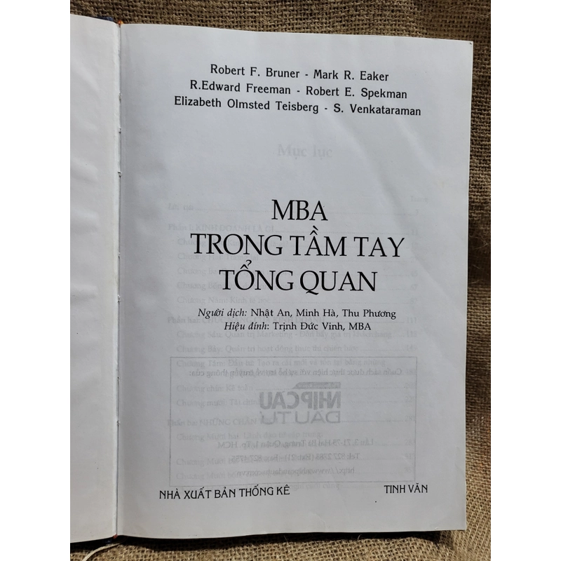 MBA Trong Tầm Tay - Tổng Quan _ nhiều tác giả  302047