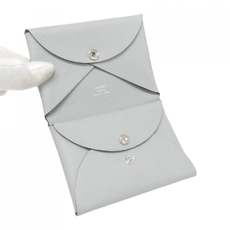 【Sản phẩm chưa sử dụng】Ví tiền Hermes Calvi Duo 083035CK 620979