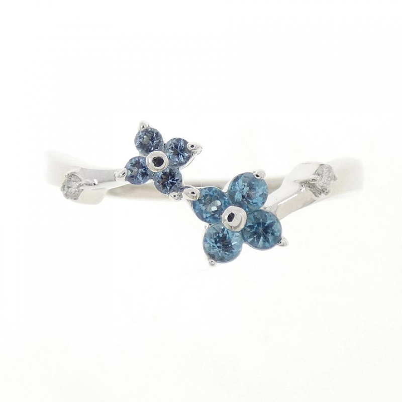 Nhẫn Aquamarine Hoa Kumikyoku - Hàng hiệu Chính hãng 833851