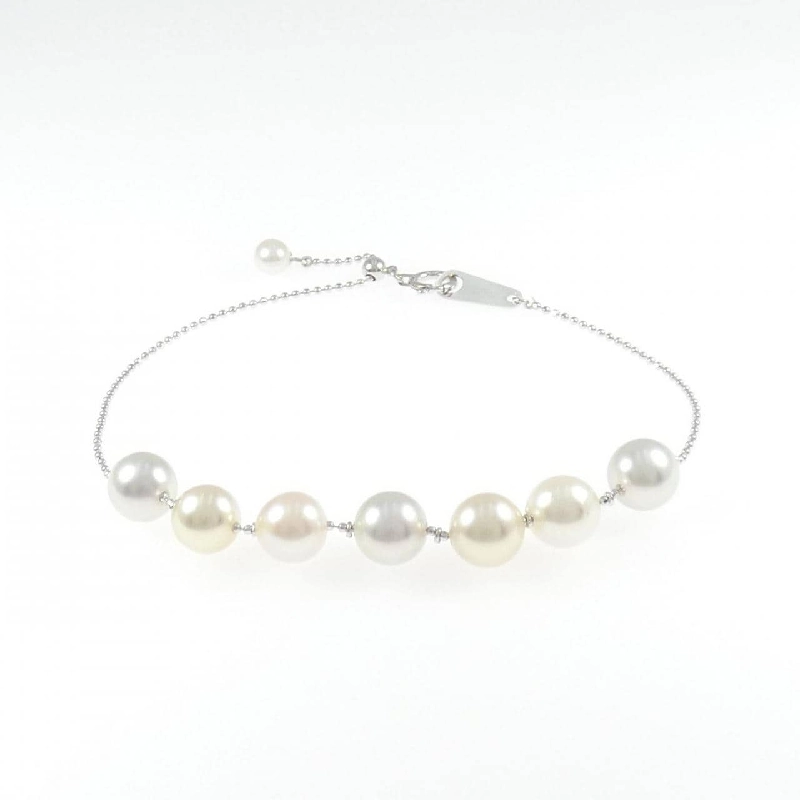 K18WG Vòng tay ngọc trai Akoya - Hàng hiệu Authentic 877609