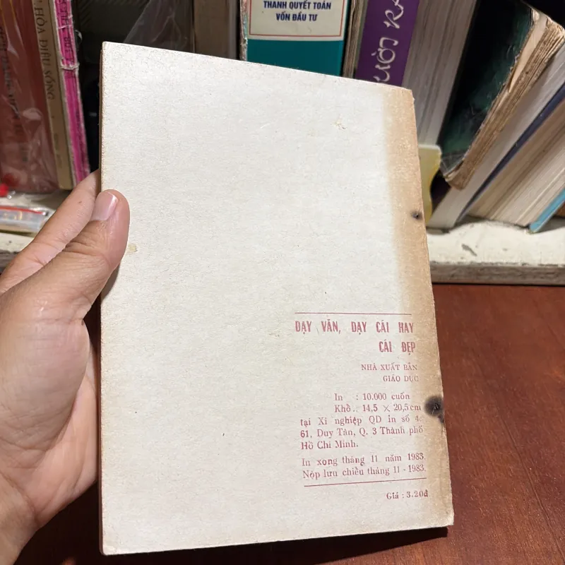 II Sách 8x: Dạy Văn, Dạy Cái Hay Cái Đẹp - Nguyễn Duy Bình - 1983 1009753