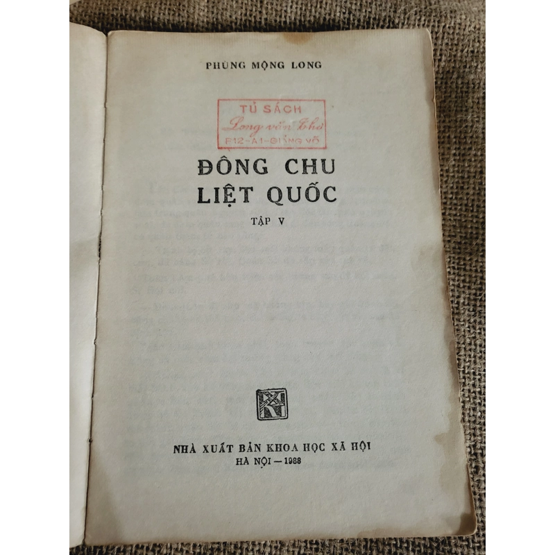 Đông Chu Liệt Quốc, 1988; 8 tập  302163