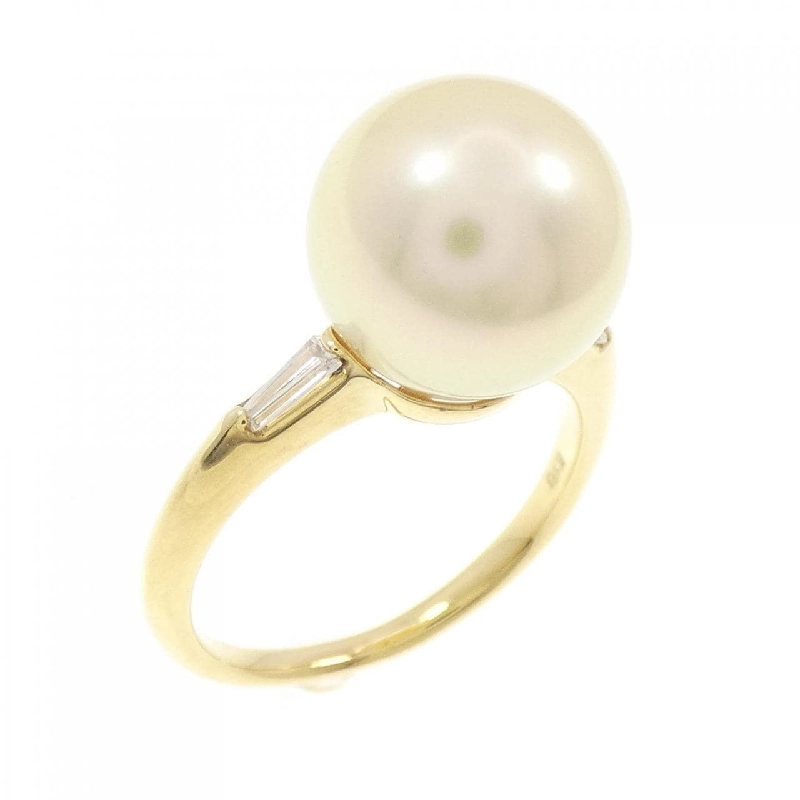 Nhẫn ngọc trai trắng K18YG 11.4mm 673247