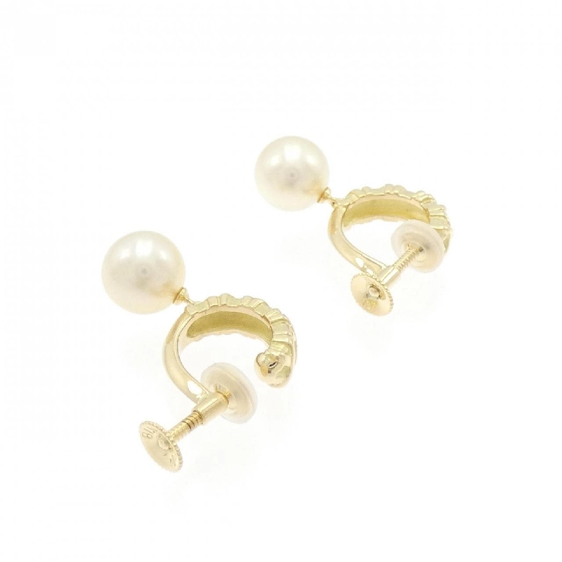 Bông tai ngọc trai Akoya K18YG 8.0mm - Hàng hiệu chính hãng 872881