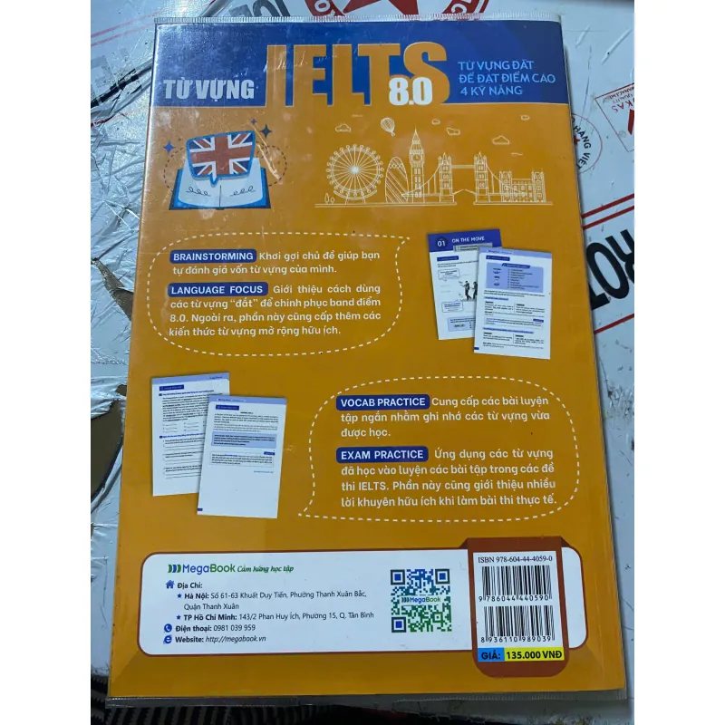Từ Vựng IELTS 8.0 - Từ Vựng Đắt Để Đạt Điểm Cao 4 Kỹ Năng 694344