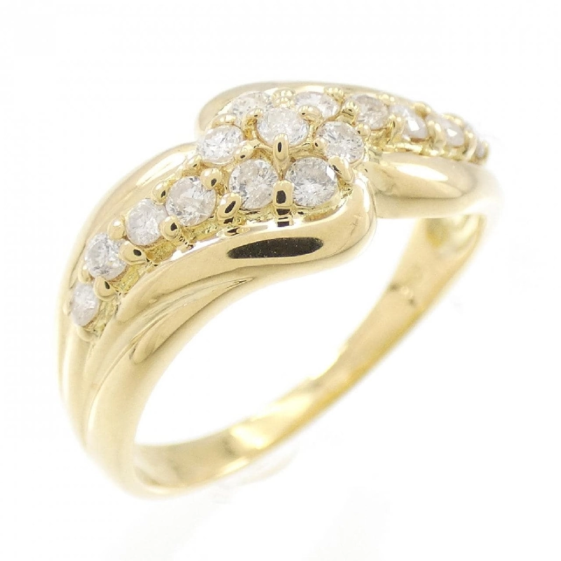 Nhẫn kim cương K18YG 0.30CT 671047