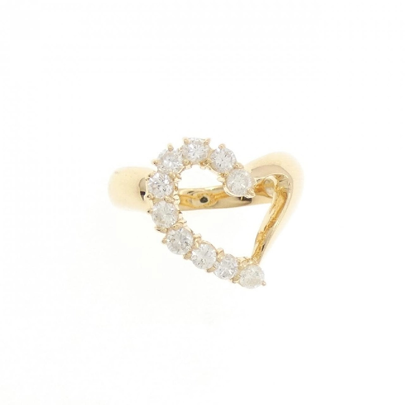 Nhẫn kim cương hình trái tim K18YG 0.53CT - Hàng hiệu Chính hãng 855839