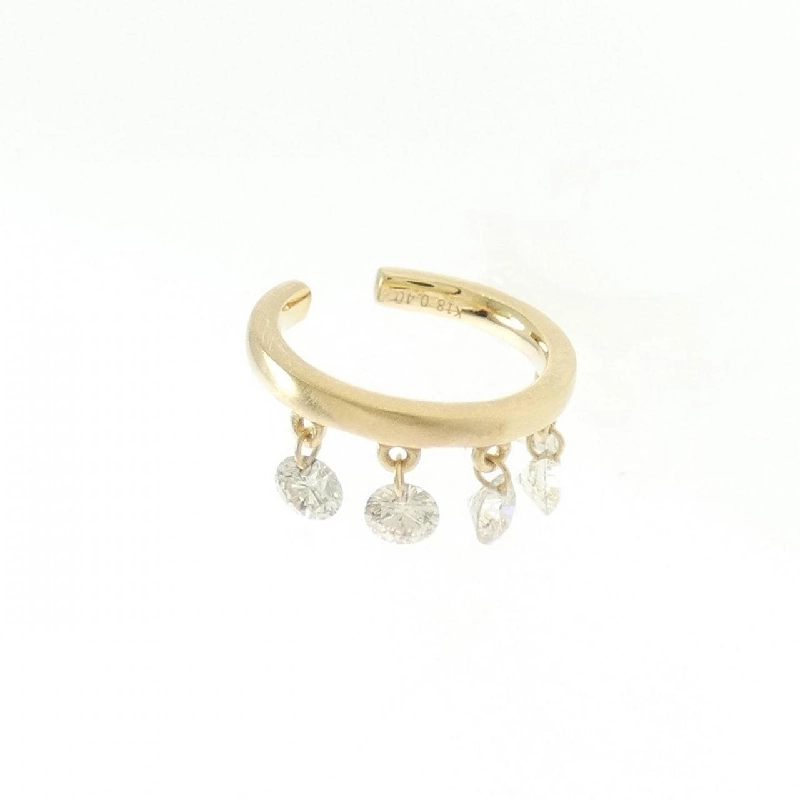 K18YG Bông tai kim cương 0.40CT một bên - Hàng hiệu Authentic 878187