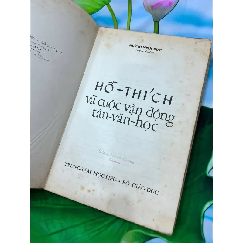 HỒ THÍCH VÀ CUỘC VẬN ĐỘNG TÂN VĂN HỌC 761716